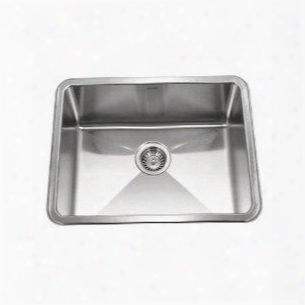 Nos-4100-1 Nouvelle Single Bowl Undermount Stainless Steel Kitchen Sink With Includes Bottom Grid Strainer