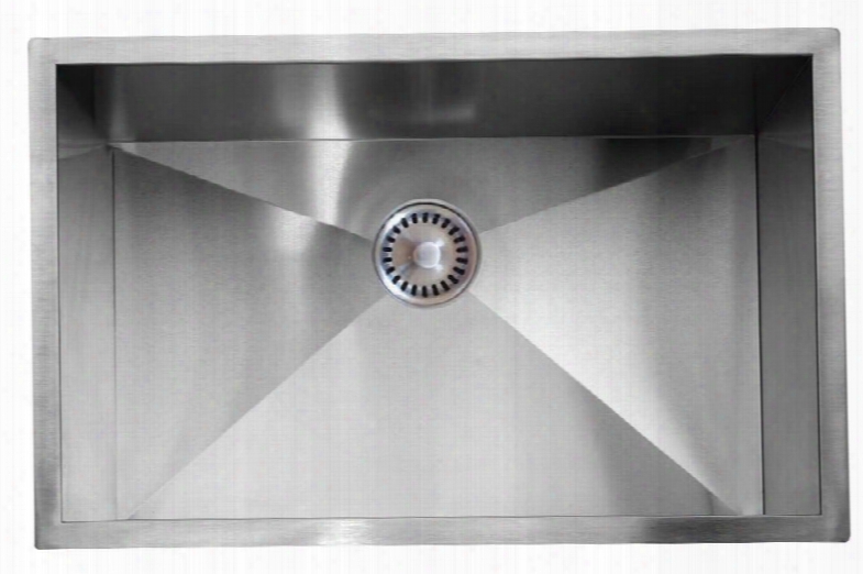 Pc-ss-0ri-s27 Lenova Permaclean 27 Inch Undermount Single Bowl 16 Gauge Stainless Steel Kitchen