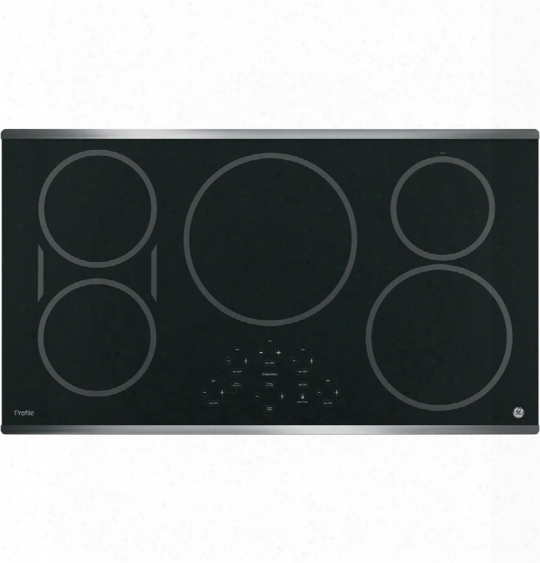 Php9036sjss 36" Built-in Induction Cooktop With 5 Elements Digital Touch Controls Keep-warm Setting And Kitchen Timer In Black With Stainless Steel