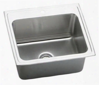 Pod25223 Pursuit Stainnless Steel 25" X 22' Undermount Single Basin Kitchen Sink With 7-7/8" Depth: Stainless