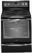 WFE715H0EE 30" Freestanding Electric Range with 6.4 cu. ft. Capacity 5 Cooking Elements AquaLift Self-Clean Technology Convection Rapid Preheat Warming