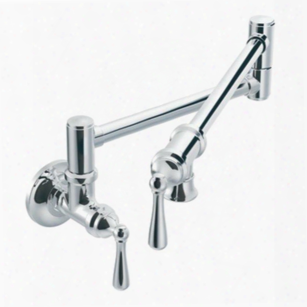 S664 Pot Filler Chrome Two-handle Kitchen