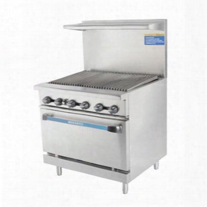 Tar36rb 36" Range With Heavy Gauge Welded Frame 36" Radiant Broiler Stainless Steel Construction 1 Standard Oven Full Size Crumb Tray And Adjustable Oven