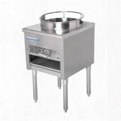 Tawr16jb 16" Wok Range With Stainless Steel Construction Anti-clogging Jet Burner 125000 Btu/hr Burner Continuous Pilots And Gradual Slope Design: