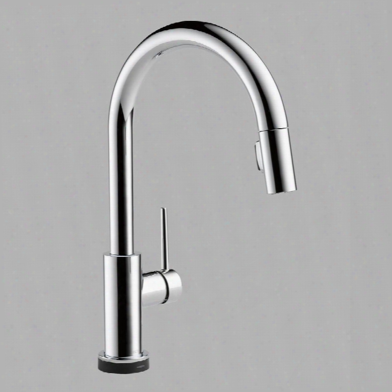 Trinsic 9159t-dst Delta Trinsic: Single Handle Pull-down Kitchen Faucet With Touch2o Technology In