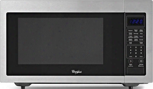 Wmc30516as 1.6 Cu. Ft. Capacity Countertop Microwave With 1 200 Watts Cooking Power Sensor Cooking Recessed Glass  Turntable Quick Touch Popcorn Button And