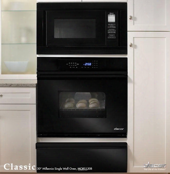 Mors127b Classi 27" Millennia Single Electric Wall Oven With 3.4 Cu. Ft. Pure Convection Oven Self-cleaning 6 Cooking Modes Proofing And Electronic Touch