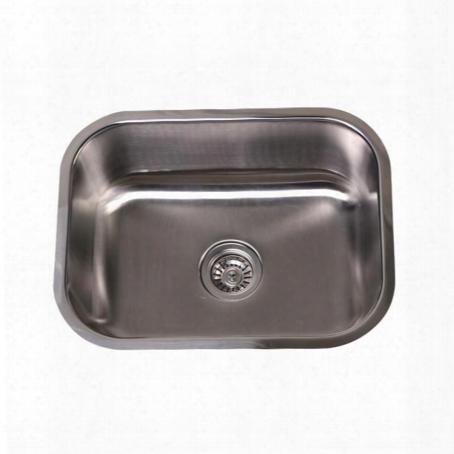 Ns09i - 23 Inch Small Rectangle Single Bowl Undermount Stainless Steel Kitchen Sink 18