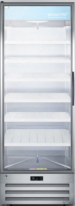 Accucold Acr1718lh 28 Inch Pharmaceutical All-refrigerator With 17.0 Cu. Ft. Capacity, 6 Adjustable Cantilevered Shelves, Open Door Alarm, High/low Temperature Larm, Factory Installed Lock And Automatic Defrost: Left-handed