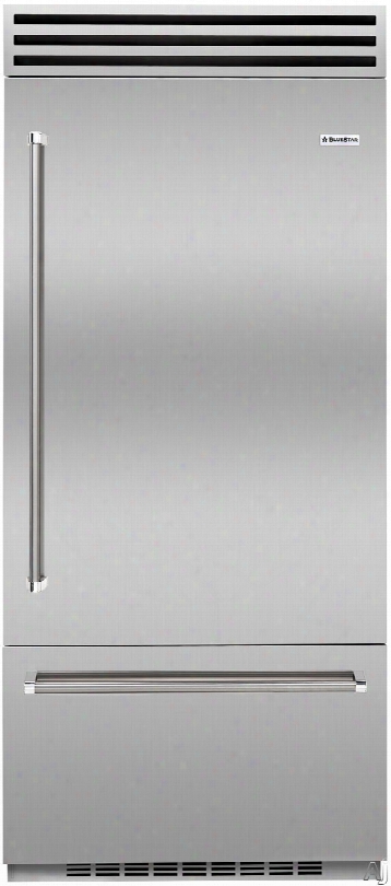 Bluestar Bbb362 36 Inch Built-in Refrigerator With Dual Evaporators, 750+ Color Options, Automatic Ice Maker With Max Ice Option, Adjustable Glass Shelves, Commercial Size Sheet Pan Tray, Soft Close Technology, Oled Touch Controls And 22.4 Cu. Ft. Capacit