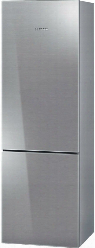 Bosch 800 Series B10cb80nv 24 Inch Counter Depth Bottom-freezer Refrigerator With 10.0 Cu. Ft. Capacity, 2 Spill Proof Glass Shelves, Gallon Door Storage, 1 Crisper Drawer, 3 Removable Freezer Drawers, Wine Rack And Energy Star Rated