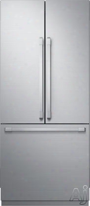 Dacor Modernist Drf367500ap 36 Inch Built-in Panel Ready French Door Refrigerator Witth Freshzone␞ Drawer, Dual Icemaker, 3dlighting␞, Steelcool␞ Interior, Internal Water Dispenser, Humidity Control Crispers, Door Open Alarm, Panel Ready,