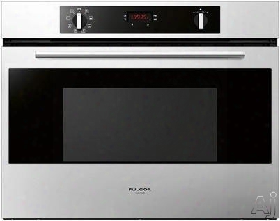 Fulgor Milano 100 Series F1sp30s1 30 Inch Single Electric Wall Oven With 2.8 Cu. Ft. True European Cnvection Oven, Pyrolytic Self-clean, 8 Cooking Functions, C0ncealed Bake Element And Halogen Lighting