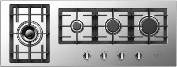 Fulgor Milano 400 Series F4gk42s1 44 Inch Gas Cooktop With 4 European Sealed Burners, Dual Crown Burner, Flame Out Sensing, Heavy Duty Cast Iron Grates, Electronic Re-ignition And Largo Design