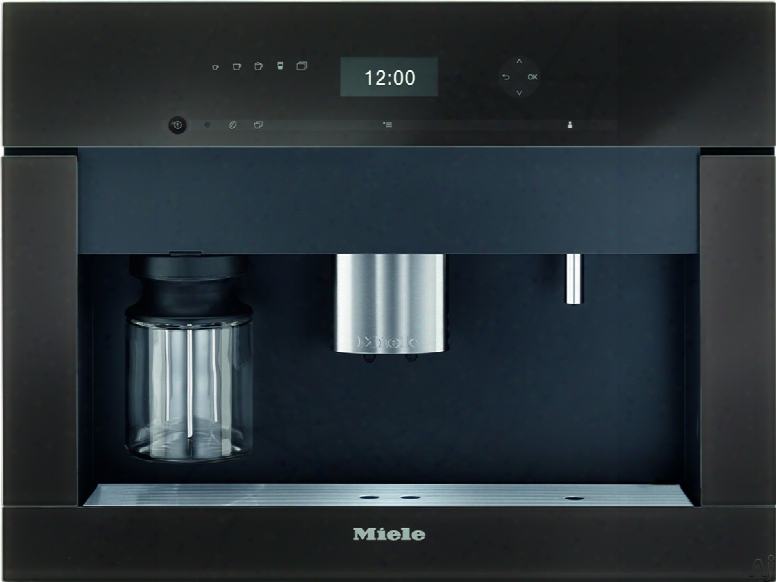 Miele Directsensor Series Cva6401hvbr 24 Inch Built-in Non-plumbed Coffee System With Directsensor Controls, Dual Dispensing Spouts, 10 User Profiles, Automatic Rinse/cleaning Program And Integrated Led Lighting: Truffle Brown