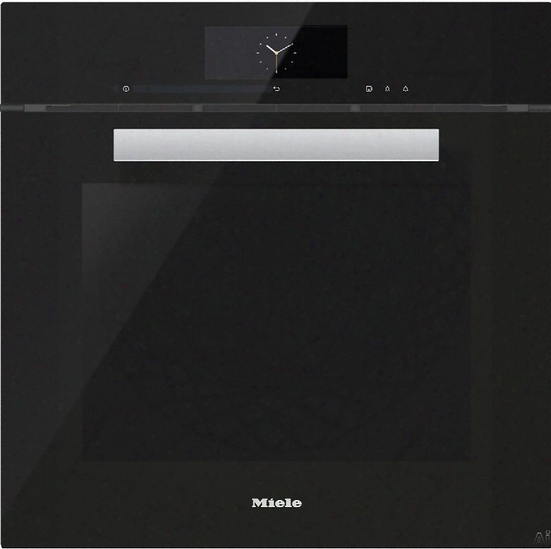 Miele Pureline Series Dgc6865xxl 24 Inch Plumbed Pureline Steam-oven Withfully-fledged Oven Function, Motorized Control Panel, Combination Cooking, Xxl Cavity And Wireless Probe