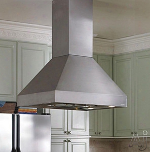 Vent-a-hood Euroline Pro Series Epih18 Island Range Hood With 600 Cfm Internal Blower And 2-level Halogen Lighting