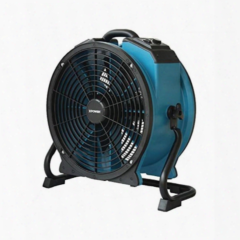 Xpower X-47atr Variable Speed Sealed Motor Industrial Axialfan With Timer & Power Outlets