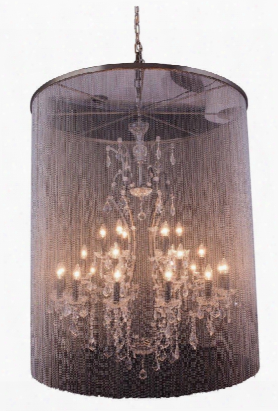 1131g44mb/rc 1131 Brooklyn Collection Pendent Lamp D: 44.5 H: 55 Lt: 25 Mocha Brown Finish (royal Cut