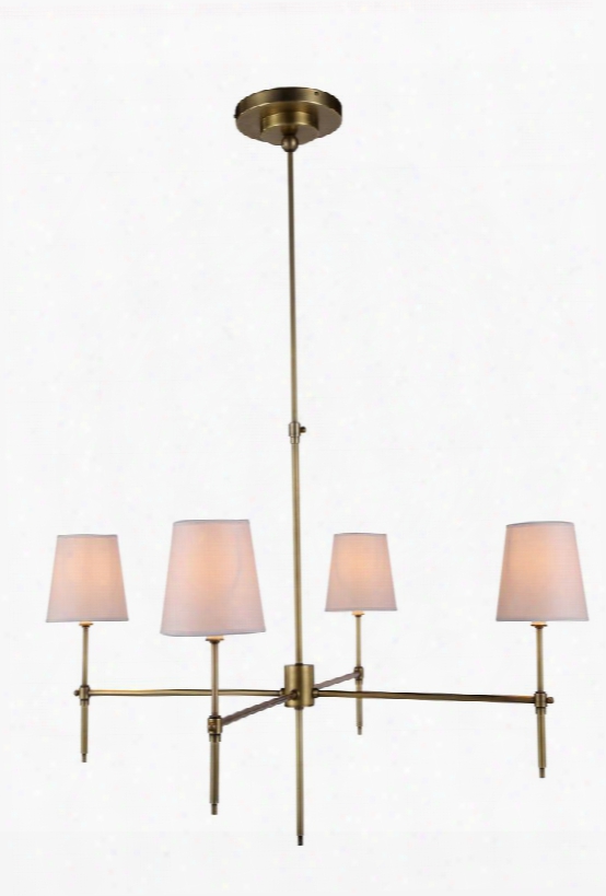 1412g36bb 1412 Baldwin Collection Pendant Lamp D: 36 H: 48 Lt: 4 Antique Bronze