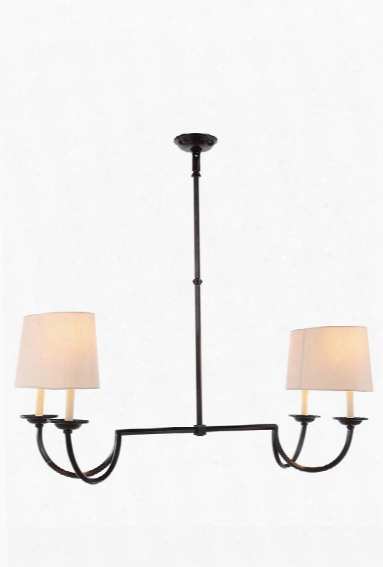 1432g44v 1432 Avanti Collection Pendant Lamp L: 44.5in W: 16.5in H: 42.5in Lt: 4 Vintage Bronze