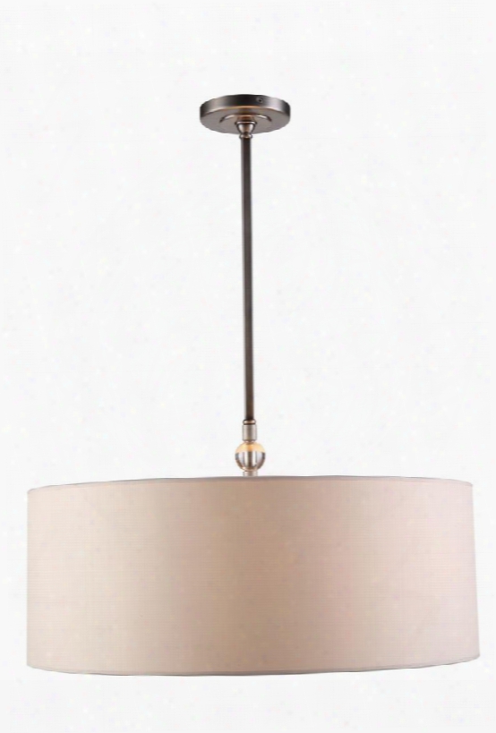 1441d22vn 1441 Asha Collection Pendant Lamp D: 22 H: 28 Lt: 2 Vintage Nickel