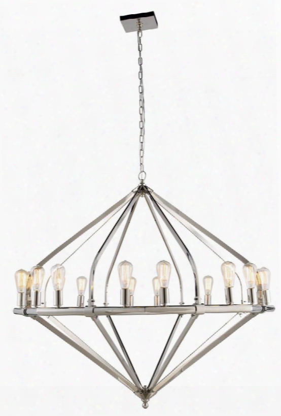 1472g52pn 1472 Illumina Collection Pendant Lamp D: 52 H: 45 Lt: 16 Polished Nickel