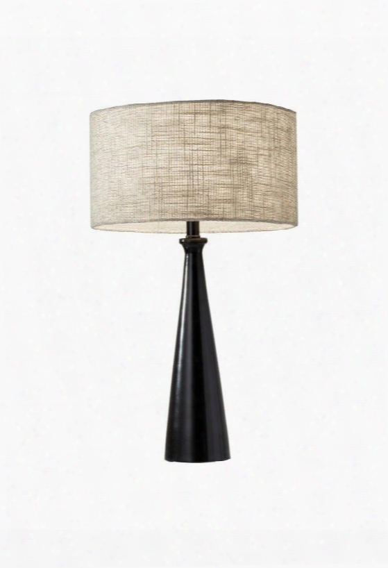 1517-01 Linda Table Lamp Blaack