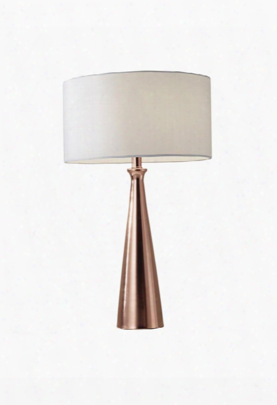 1517-20 Linda Table Lamp Brushed Copper