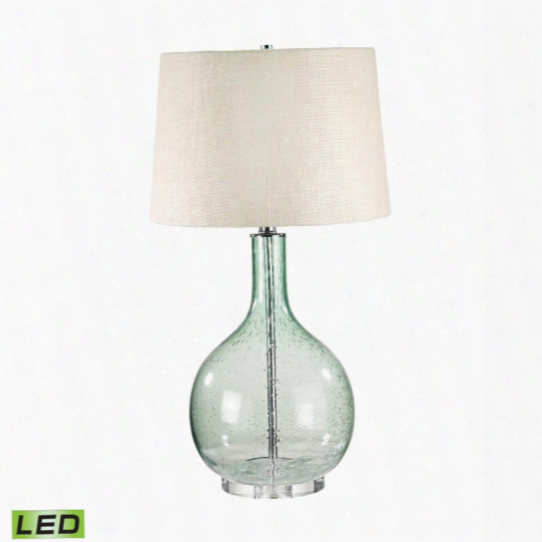 230g-led Green Seed Glass Led Table Lamp Green
