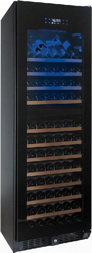 236038703 N'finity Pro Hdx Dual Zone Wine Cellar With 187 Bottle Capacity Multi Color Led Lighting Telescopic Shelving Toychscreen Controls And Charcoal