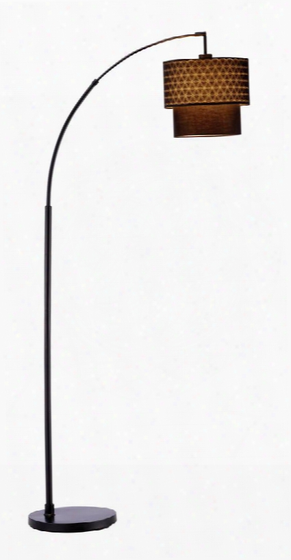 3029-01 Gala Arc Lamp Matte Black