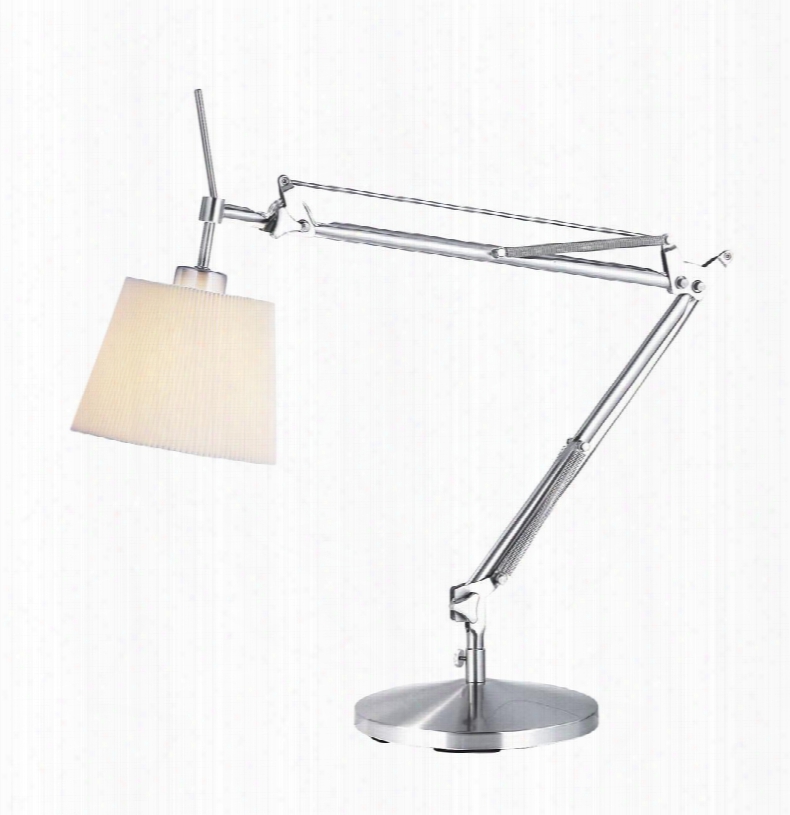 3155-22 Architect Table Lamp Brushed Steel