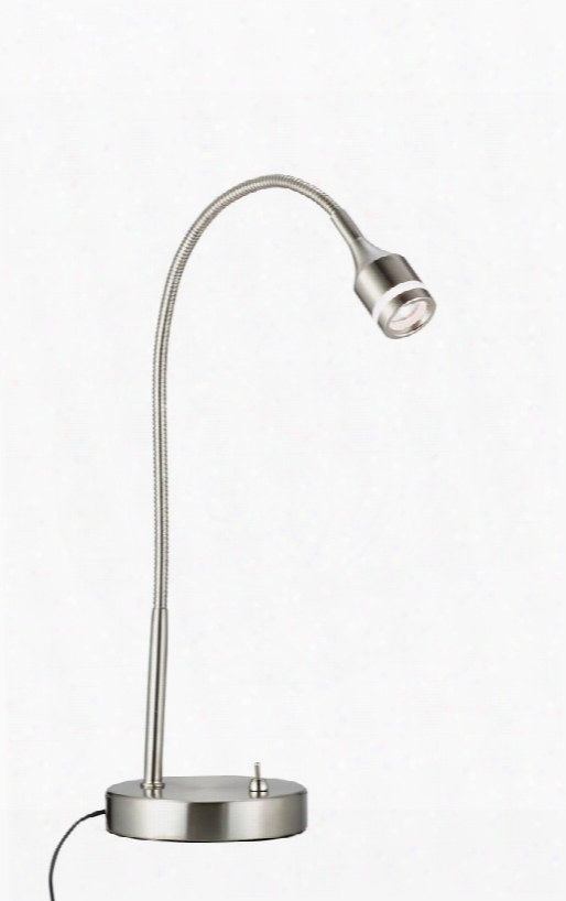 3218-22 Prospect Led Desk Lamp Brushed Steel