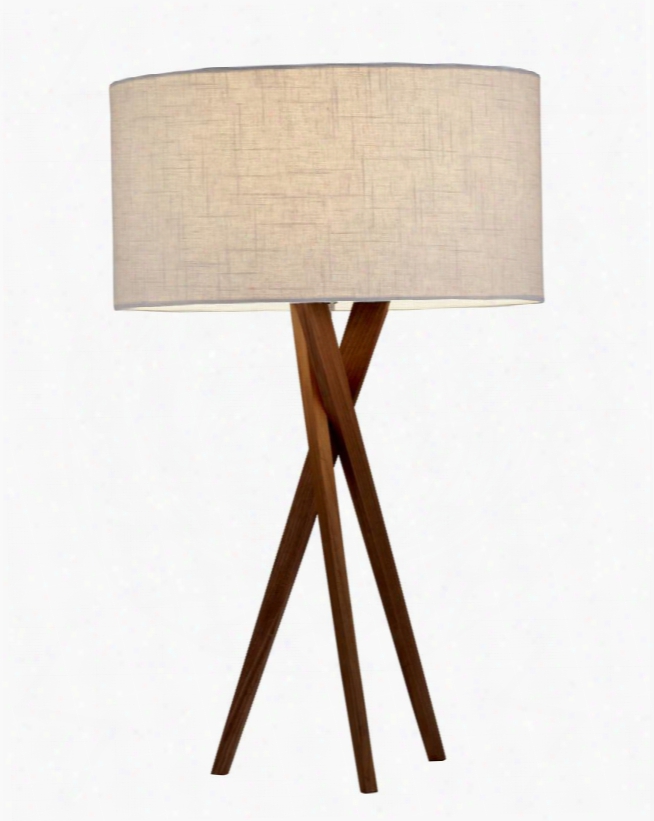 3226-15 Brooklyn Table Lamp Walnut Wood