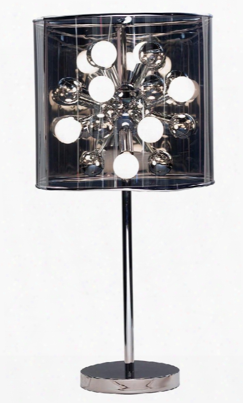 3260-22 Starburst Table Lamp Chrome