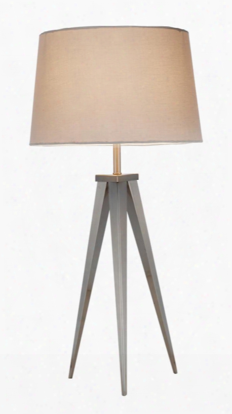 3263-22 Producer Table Lamp Brushed Stee L