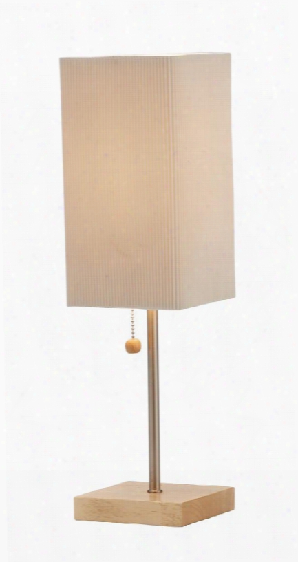 3327-12 Angelina Table Lamp Natural Wood