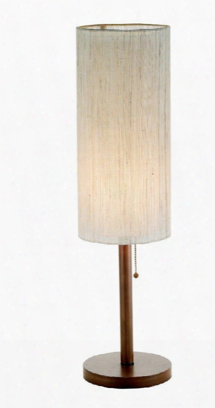 3337-15 Hamptons Table Lamp Walnut Wood