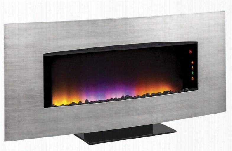 34hf601ara-a004 Transcendence Wall Hanging Electric Fireplace With Touch Screen Function Indicator Digital Thermostat And Led Ribbonless Flame Effect In