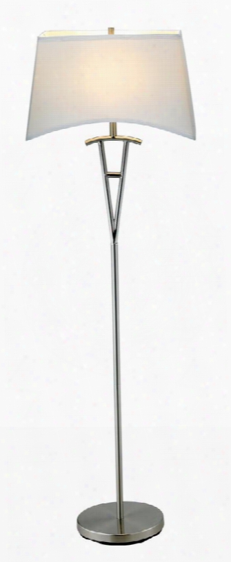 3657-22 Taylor Floor Lamp Brushed Steel