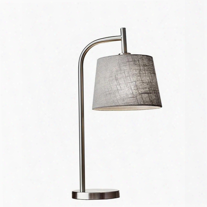 4070-22 Blake Table Lamp Brushed Steel