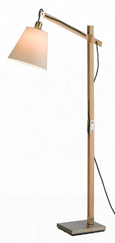 4089-12 Walden Floor Lamp Natural Wood