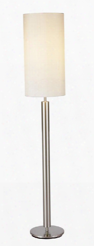 4174-22 Hollywood Floor Lamp Brushed Steel