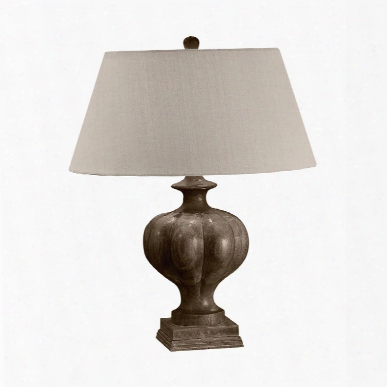 440dw Bonita Fluted Dark Solid Wood Table Lamp Natural