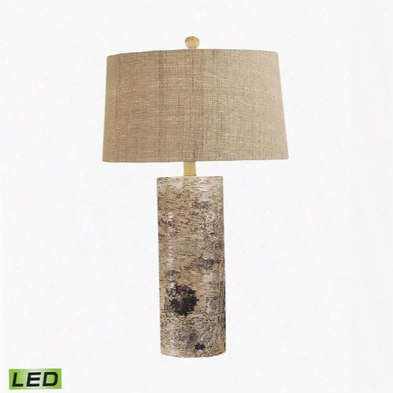 500-led Aspen Bark Led Table Lamp Natural