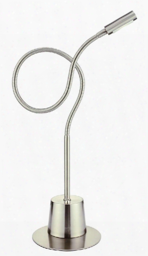 5033-22 Eternity Extended Gooseneck Lamp Brushed Steel