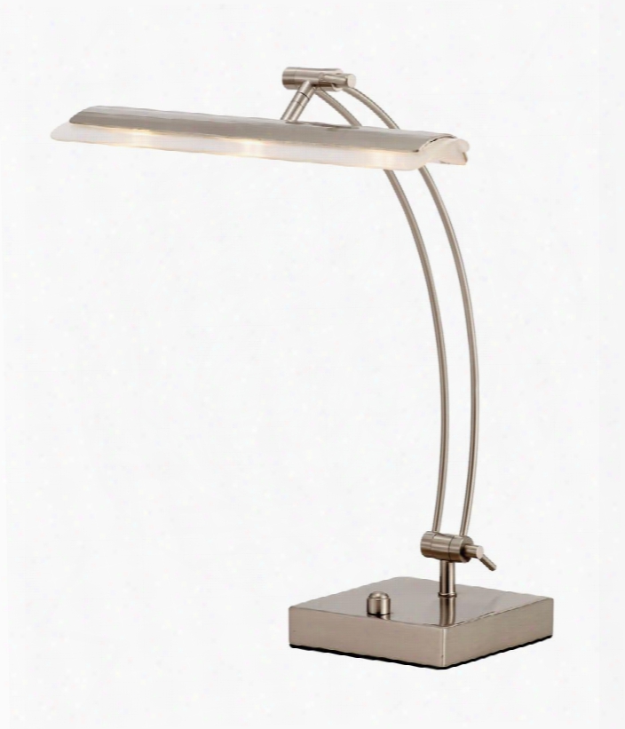 5090-22 Esquire Led Desk Lamp Brushed Steel