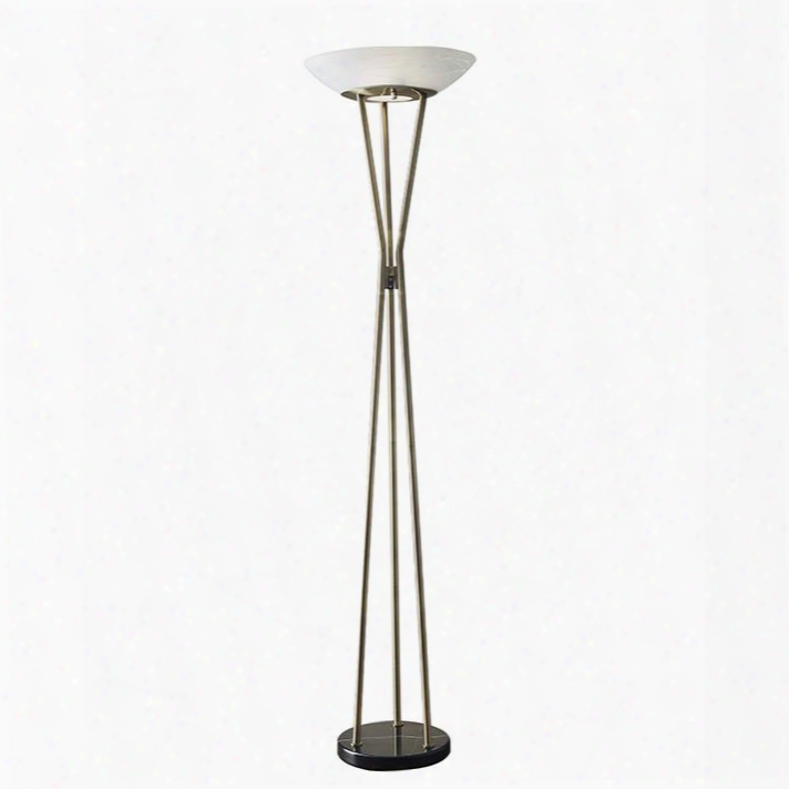 5210-21 Gemma Floor Lamp Antique Brass