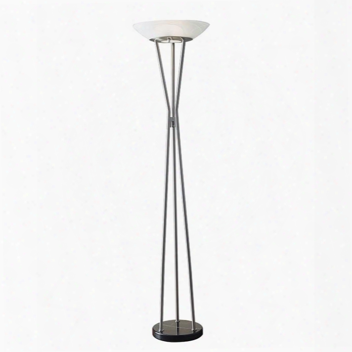 5210-22 Gemma Floor Lamp Brushed Steel